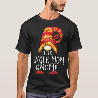 T-shirt Famille Gnome de maman célibataire Groupe de jumel