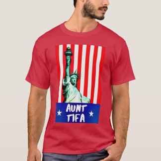 T-shirt Famille graphique rétro AUNTTIFA