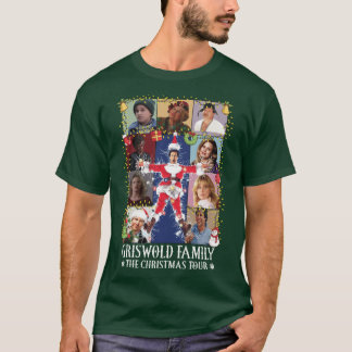 T-shirt Famille Griswold Noël rétro