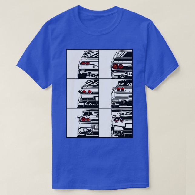 T-shirt Famille GTR Skyline (Design devant)