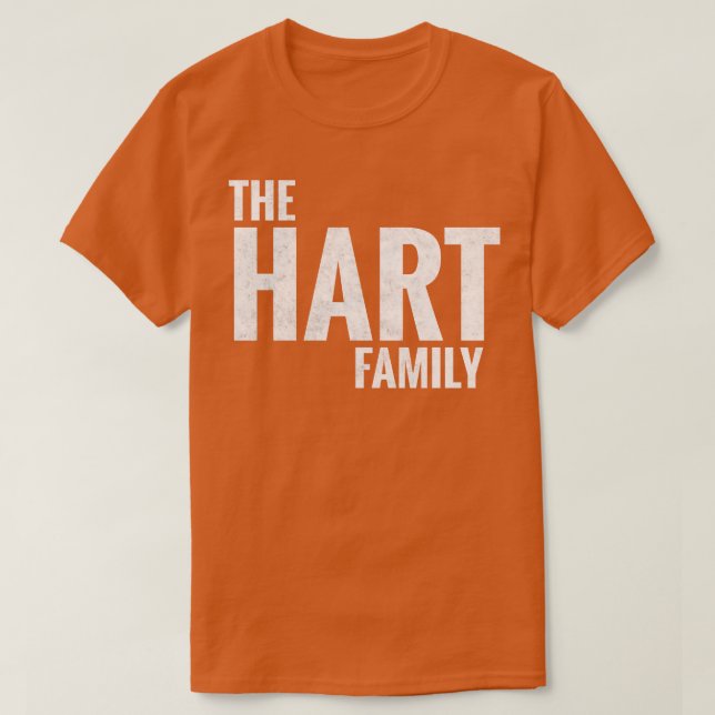 T-shirt Famille Hart Nom de famille Hart Nom de famille Ha (Design devant)