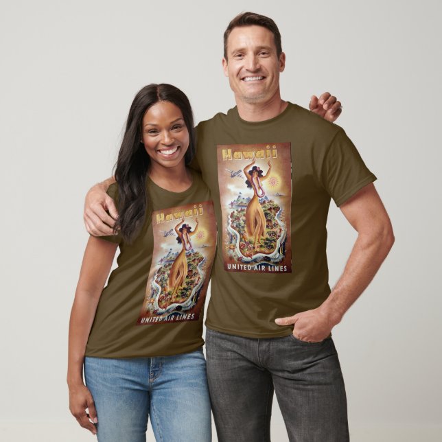 T-shirt Famille Hawaii Vacances (Unisexe)