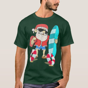T-shirt Famille Hawaiian Xmas