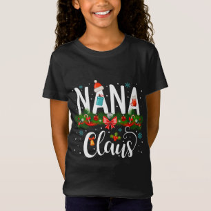 T-Shirt famille hiver père Noël famille Noël nana claus