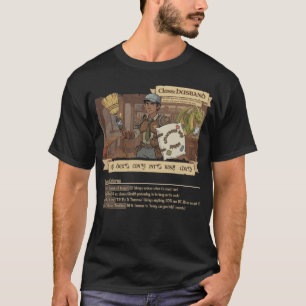T-shirt Famille JDR - Mari de classe NA avec STATS