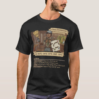 T-shirt Famille JDR - Mari de classe SA - avec STATS