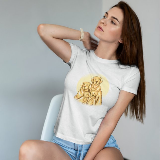 T-shirt Famille Labrador (Créateur téléchargé)