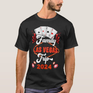 T-shirt Famille Las Vegas Trip 2024 Family Squad Vacation