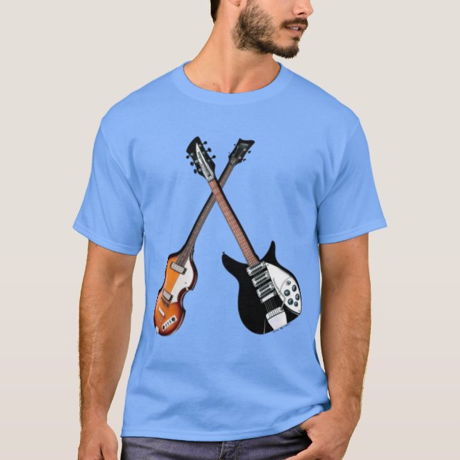 T-shirt Famille Lennon McCartney rétro (Devant)