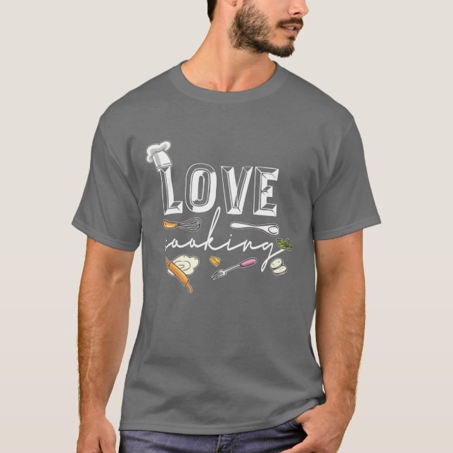 T-shirt Famille Love Cuisine (Devant)
