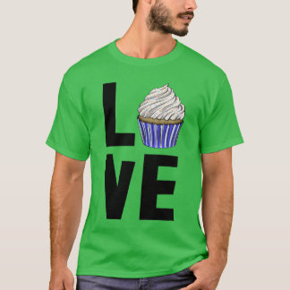 T-shirt Famille Love Cupcake