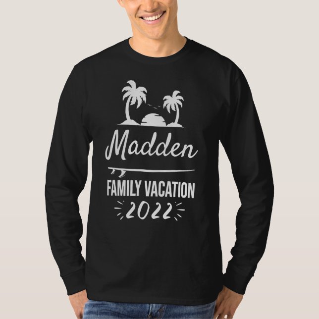 T-shirt Famille Madden Vacances Groupe Tropical Trip Beach (Devant)