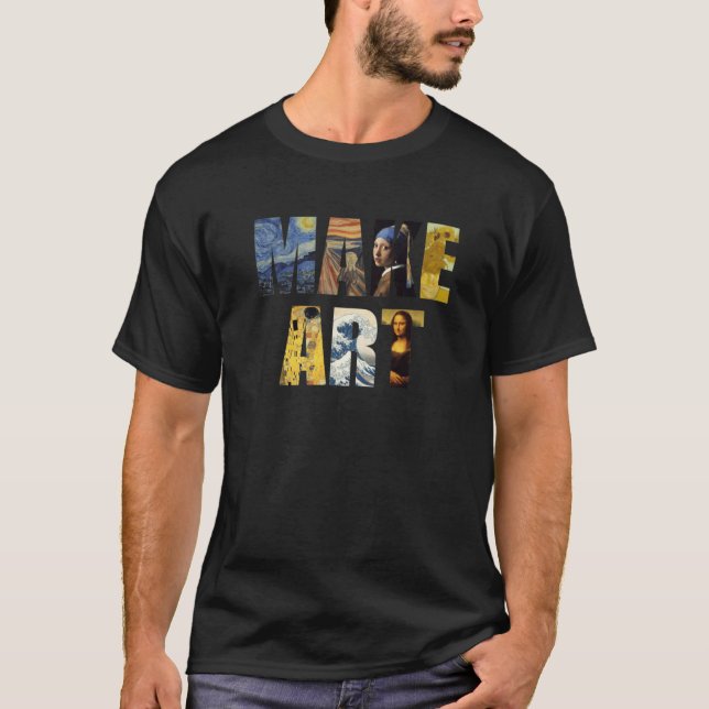 T-shirt famille MAKE ART (Devant)