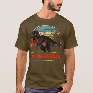 T-shirt FAMILLE Mamasaurus T rex Dinosaur Fu