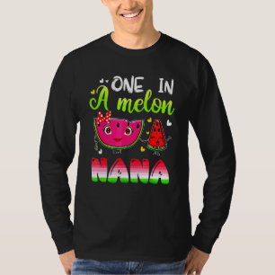 T-shirt Famille Mappant Un Dans Un Melon Papa Watermelon