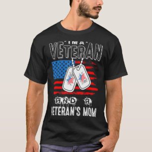 T-shirt Famille Militaire Je suis Vétérinaire Et une mère 