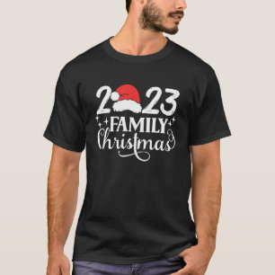 T-shirt Famille Noël 2023 Équipage correspondant Père Noël