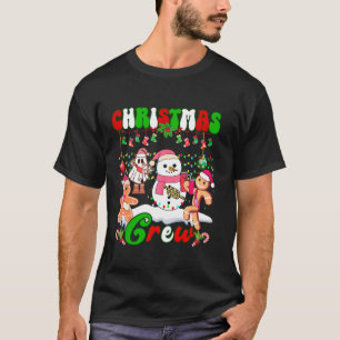 T-shirt Famille Noël Écran Gingerbread Boujee Ghost Xma
