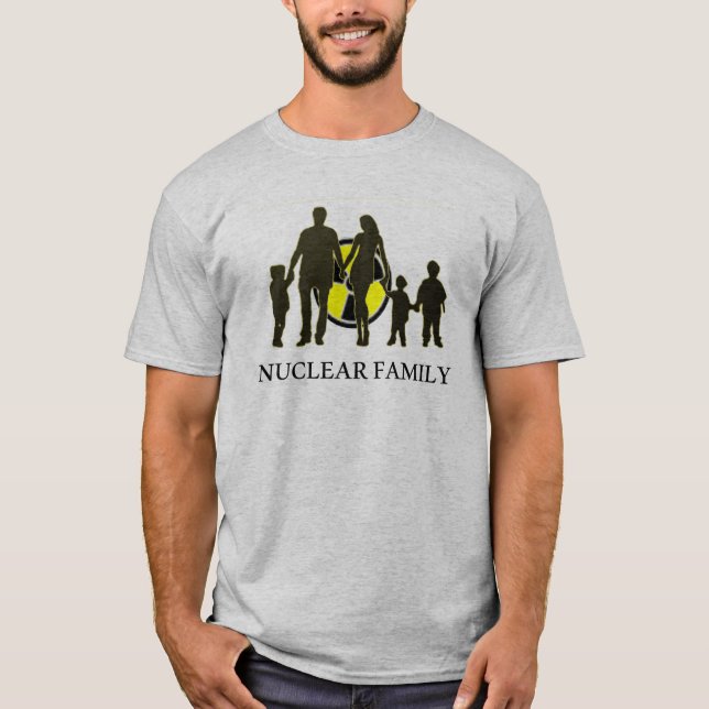 T-shirt Famille nucléaire (Devant)