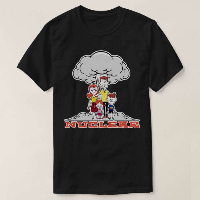 T-shirt Famille nucléaire (Design devant)