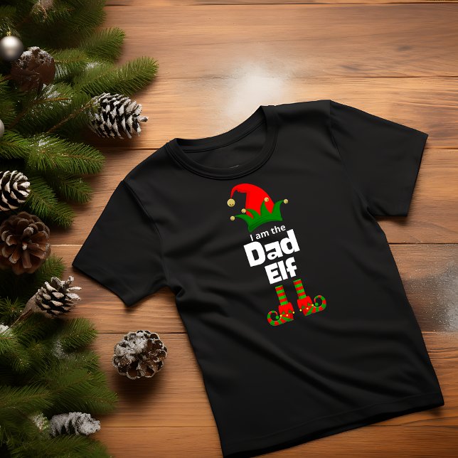 T-shirt Famille Papa Elf correspondant à Noël (Créateur téléchargé)