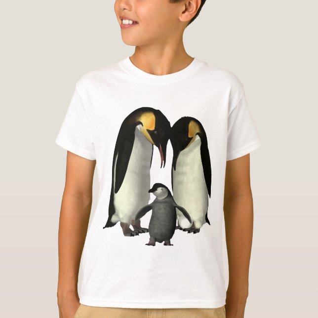 T-shirt famille Penguin (Devant)