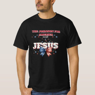 T-shirt Famille personnalisée L'Amérique a besoin de Jésus