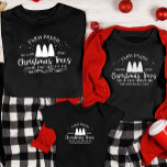 T-shirt Famille personnalisée Nom personnalisé corresponda<br><div class="desc">Élevez le style de vacances de votre famille grâce à nos T-Shirts de Noël personnalisés et personnalisés, dans une palette de couleurs sombres et élégantes. Ces chemises joliment coordonnées apportent une touche de sophistication supplémentaire à vos célébrations festives tout en soulignant l'importance de la convivialité pendant la période des fêtes....</div>