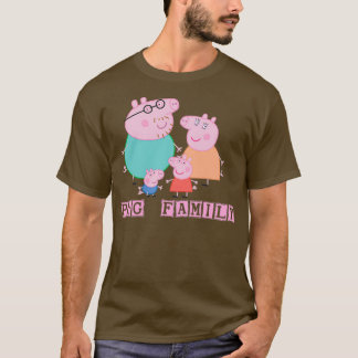 T-SHIRT FAMILLE PIG FAMILLE FUUNY FAMILLE CUTE FAMILLE