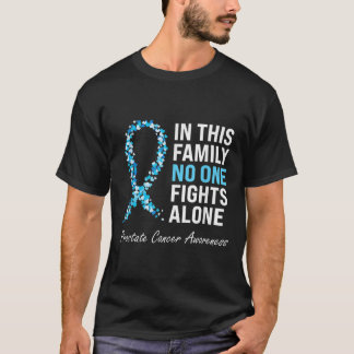 T-shirt Famille Prostate Cancer Sensibilisation Light Bleu
