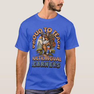 T-shirt Famille Proudoeach d'apprenants multilingues