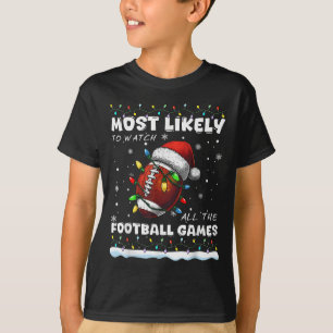 T-shirt Famille qui regarde probablement tous les matchs d