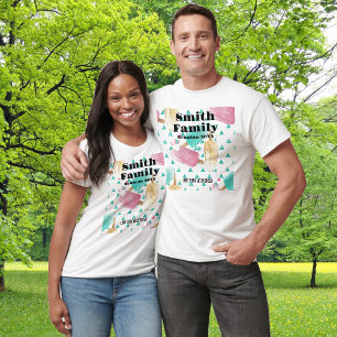 T-shirt Famille Réunion Custom Femme's Mens Glace Cream