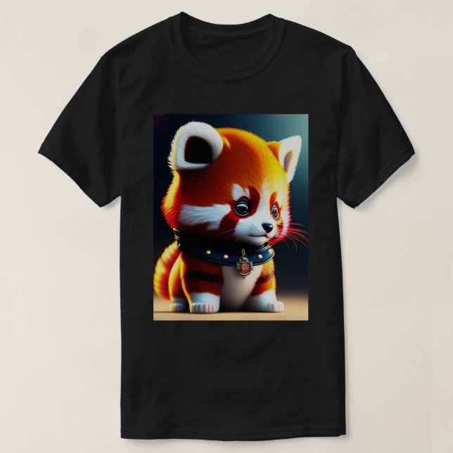 T-shirt Famille royale Chibi Red Panda (Design devant)