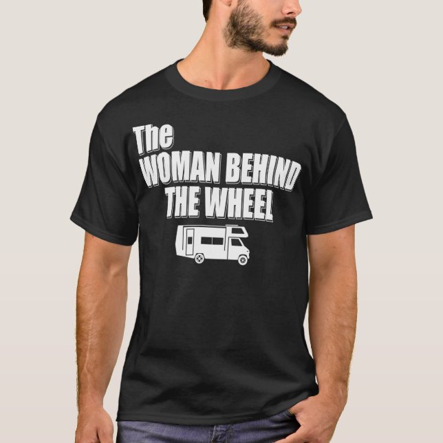 T-shirt Famille RV Road Trip Squad La Femme Derrière Le Wh (Devant)