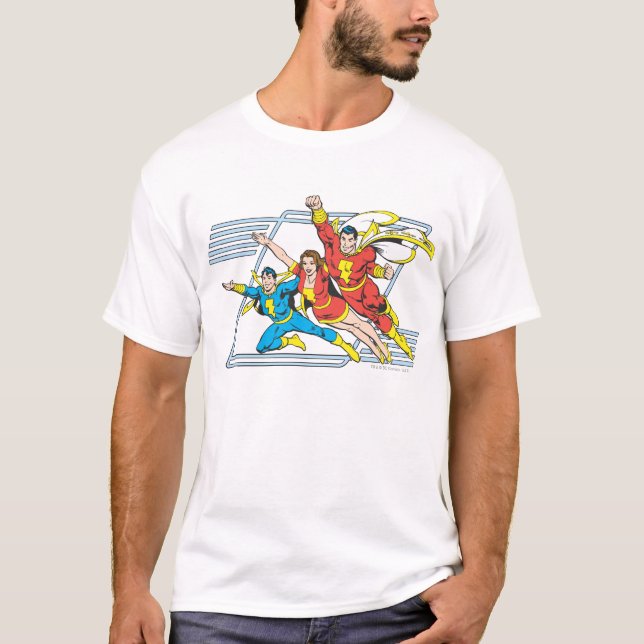 T-shirt Famille SHAZAM (Devant)