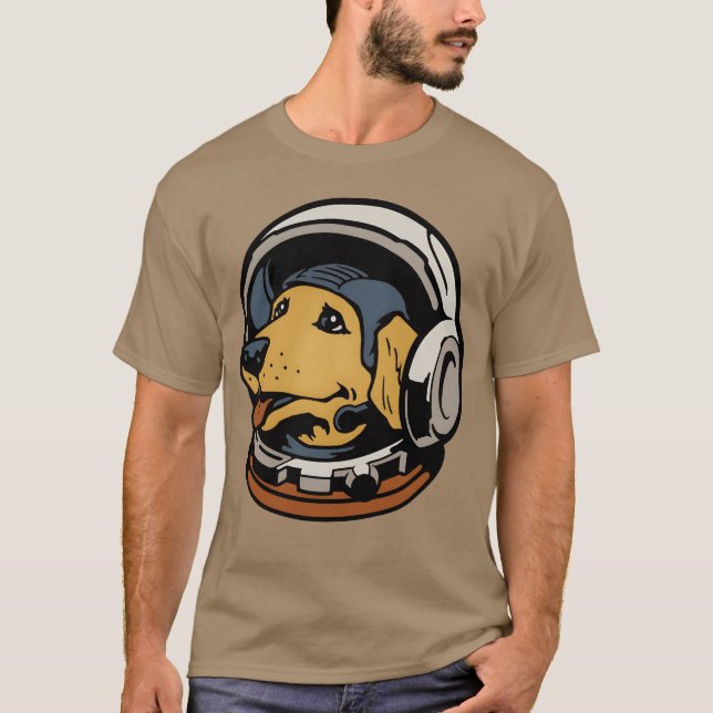 T-shirt Famille Space Dog (Devant)