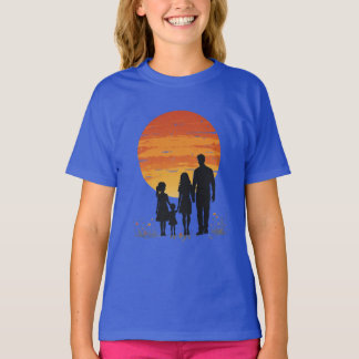 T-shirt famille Sunset