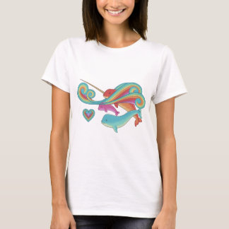 T-shirt Famille super de Narwhal