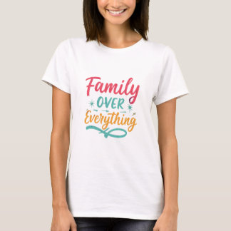 T-shirt Famille sur tout