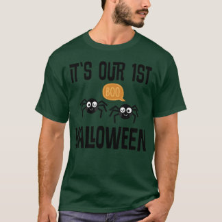 T-shirt Famille Twins First Halloween