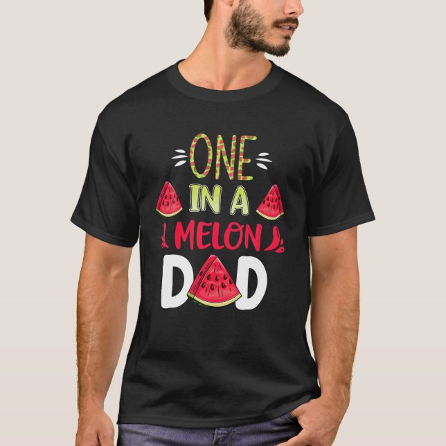 T-shirt Famille Un Dans Un Melon Dada Fête Anniversaire Co (Devant)