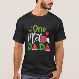 T-shirt Famille Un Dans Un Melon Dada Fête Anniversaire Co