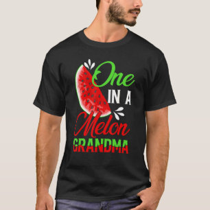 T-shirt Famille Un Dans Un Melon Grand-Mère Anniversaire M
