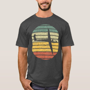 T-shirt Famille Vintage Glider Silhouette