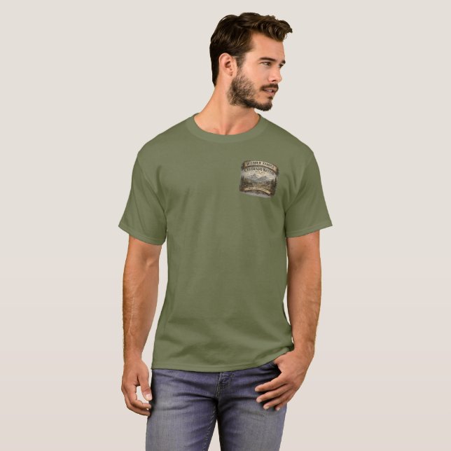 T-shirt Famille Webber Natives du Colorado (Devant entier)