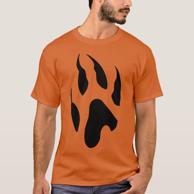 T-shirt Famille WolfDog Paw vintage (Devant)
