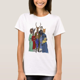 T-shirt Famille Woodland