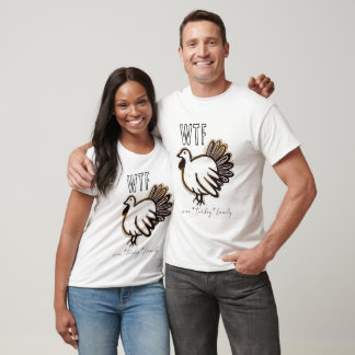 T-shirt Famille WTF Wine Turkey