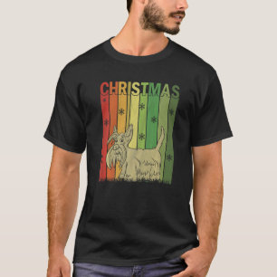 T-shirt Famille Xmas Pj Correspondant Retro Scottish Terri